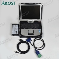Ordinateur portable CF19 + V9.9 pour kit de diagnostic Est 380002884 pour New Holland Case, scanner de diagnostic DPA5, outil de service électronique Est