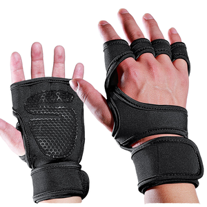 Unisex Half-Finger Polyester Waterproof Training <b>Gloves</b> for Weight Lifting Fitness Sports Body Building Gymnastics Gym Cycling - Product Image 3