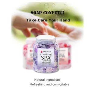 <span class=keywords><strong>Savon</strong></span> en papier parfumé à la rose en vrac <span class=keywords><strong>de</strong></span> confettis <span class=keywords><strong>de</strong></span> bain <span class=keywords><strong>de</strong></span> fusion magiques amusants et colorés à base <span class=keywords><strong>de</strong></span> plantes pour adultes - Product Image 1