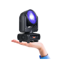 Projecteur LED RVBW 4-en-1 de 120W à tête mobile avec source lumineuse réglable, contrôle DMX512/activation sonore pour utilisation sur scène