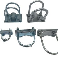 Conception OEM d'usine, acier galvanisé, acier inoxydable, boulon en U haute résistance M5-M30, collier de serrage pour tuyau d'échappement