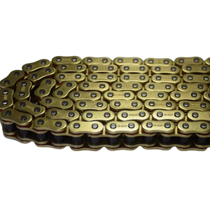 Alta calidad 428-HO-132L <span class=keywords><strong>Cadena</strong></span> de motocicleta Venta caliente en China Columbia Market Color dorado Pinzas de freno originales - Product Image 1