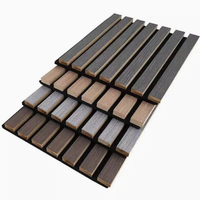 Panneau mural acoustique en bois plaqué sur mesure, panneau décoratif intérieur absorbant le son avec échantillon gratuit