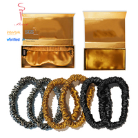 Cadeau promotionnel chouchous élastiques forts en satin queue de cheval cheveux cravates couleur unie chouchous en soie pour les femmes