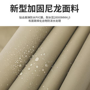 Vadeadores de Pesca Impermeables para Mujer con Botas, Pantalones de Lluvia de Nailon Color Caqui de Una Pieza para Uso en Exteriores - Product Image 3