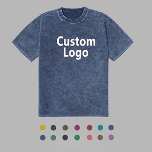 Kaos katun pria pakaian kasual kaus seksi asli dengan desain kosong Logo cetak belakang