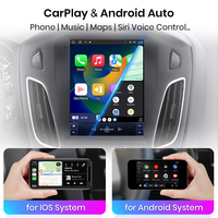 Junsun para Tesla Style para Buick Regal para Ford Focus MK 3 2012-2017 Android Auto Inalámbrico Carplay Radio GPS Multimedia para Auto