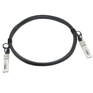 Cable de cobre de 10G SFP + DAC, 0,5 m (2 pies), SFP-H10GB-CU0.5M, Compatible con SFP de 10G + Conector directo pasivo de cobre Twinax