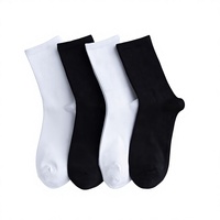 Chaussettes de compression rayées tricotées de haute qualité pour femme - Antidérapantes, respirantes, pour yoga, pilates, barre, gym, adultes