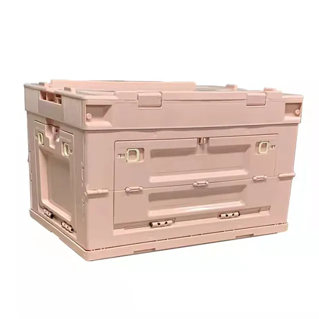Multifunction Garden Storage Box Plastic Foldable Camping Outdoor Storage Bins   Boxes