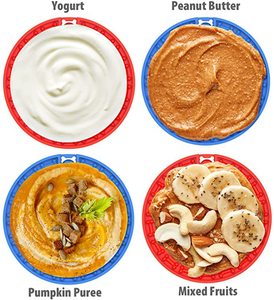 Alfombrilla de silicona duradera con ventosas para perros, que alivia la ansiedad, para comer más lento y lamer, para comederos de perros. - Product Image 3