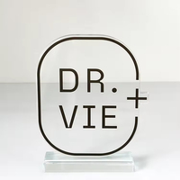 Trophée de cristal de verre vierge optique personnalisé personnalisé Trophée de forme ovale