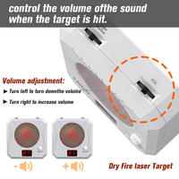 Aetronix induksi inframerah, Target Laser skor elektronik sensitif dengan efek suara, peralatan mainan latihan