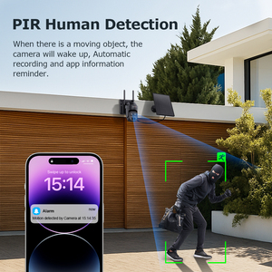 Kinh Tế Năng Lượng Mặt Trời <span class=keywords><strong>Wifi</strong></span> Bộ Dụng Cụ 4CH Năng Lượng Mặt Trời Router Kit Hệ Thống Mini 5Kg Kit Được Xây Dựng Trong Pin Và Con Người Phát Hiện Không Có Cáp Tất Cả Trong Một Bộ - Product Image 5