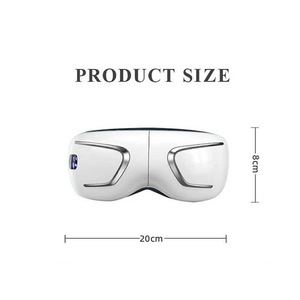 Masque de massage oculaire électrique Redma Y601 blanc, modèle rechargeable 1000mAh-1200mAh - Product Image 3