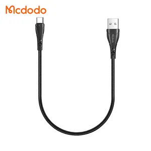 Mcdodo QC4.0 QC3.0 USB نوع C سوبر سريع كابل 0.2M 1.2M USB النايلون مضفر بيانات كابلات USB C ل ممن لهم فيفو xiaomi سامسونج