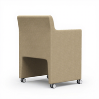 Chaise de bureau pivotante moderne en tissu PU rembourrée pour la maison, le bureau, l'hôpital, le salon, la chambre à coucher, la salle à manger - Vente directe d'usine