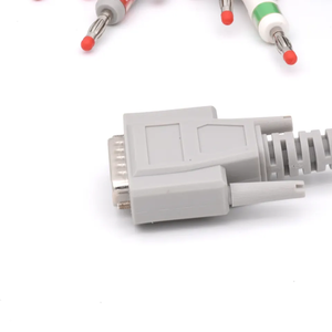 Cable EKG de conexión directa compatible con <span class=keywords><strong>Nihon</strong></span> <span class=keywords><strong>Kohden</strong></span> 4,0mm, cable IEC EKG de mm, con 10 derivaciones - Product Image 3