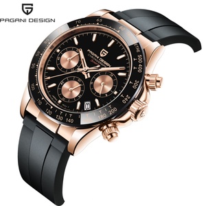 นาฬิกา Pagani Design รุ่น 1664 สายยาง OEM ควอตซ์ โครโนกราฟ ระบบจักรกลญี่ปุ่น กันน้ำ 5ATM ตัวเรือนสแตนเลส - Product Image 2