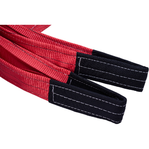 Sangle plate en polyester <span class=keywords><strong>de</strong></span> 5000 kg (<span class=keywords><strong>5</strong></span> <span class=keywords><strong>tonnes</strong></span>) certifiée AS/NZS, à double œillet, pour <span class=keywords><strong>levage</strong></span> industriel australien - Product Image 1