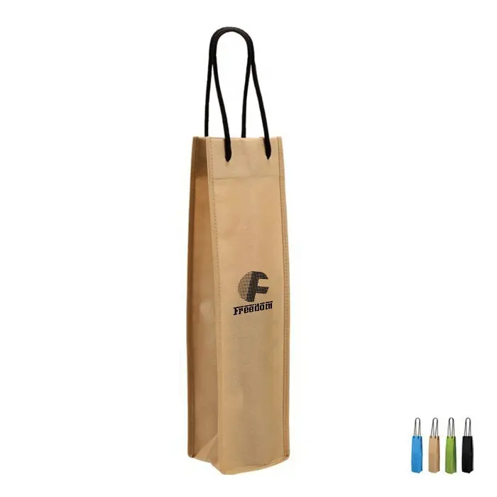 Wine Non Woven Tote Shopping Bag Cheap Promotional Red Customized Logo Print Customized Colors Customized Size,large(>50cm) OEM