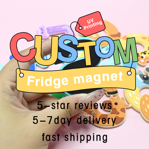 Bán buôn tùy chỉnh UV in ấn cá nhân tủ lạnh nam châm động vật mềm PVC cao su tủ lạnh nam châm - Product Image 1