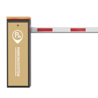Barrière à flèche droite avec bras de 4,5 m, barrière de circulation automatique RFID pour produits