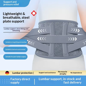 Cinturón de Soporte Lumbar de Grado <span class=keywords><strong>M</strong></span>édico, Almohadilla Lumbar 3D Biomimética, Barra de Soporte Lumbar Ancha, Alivio del Dolor Lumbar, para Deportes y Ejercicio - Product Image 3