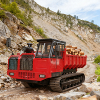 Dumper sur chenilles 10 tonnes pour transport lourd, construction, agriculture, exploitation minière, garantie usine, roulement inclus