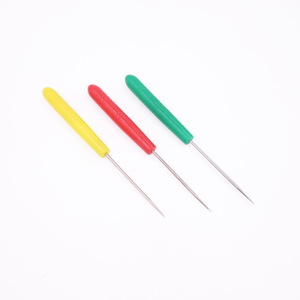 Plastic Handle Awl Stainless Steel Colored Hand Sewing <b>Leather</b> Craft <b>Tool</b> - Product Image 4