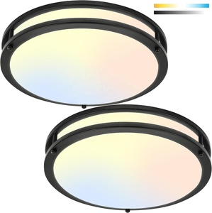 Plafonnier LED 18W à 5 températures <span class=keywords><strong>de</strong></span> couleur réglables pour chambre, cuisine, <span class=keywords><strong>salle</strong></span> <span class=keywords><strong>de</strong></span> <span class=keywords><strong>bain</strong></span>, couloir - Product Image 1