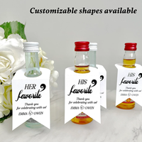 Etiquetas Personalizadas para Botellas de Vino y Etiquetas Colgantes para Bodas, para Bebidas y Botellas de Agua, Ecológicas y Reutilizables, Venta al Por Mayor Directa de Fábrica