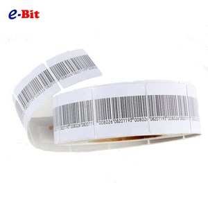 8.2MHz RF Soft Label White Coated Paper Anti-Theft EAS System with Barcode for Clothing Store - Product Image 2