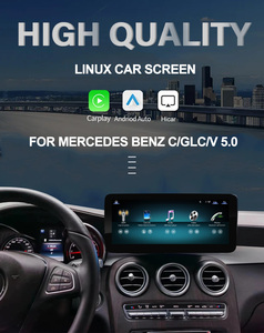 Écran radio de voiture Linux 12,3 pouces QLED 2K Apple Carplay Android Auto pour <span class=keywords><strong>Mercedes</strong></span> <span class=keywords><strong>Classe</strong></span> <span class=keywords><strong>C</strong></span> W205 C300 C250 C200 C63 <span class=keywords><strong>AMG</strong></span> GLC X253 - Product Image 3