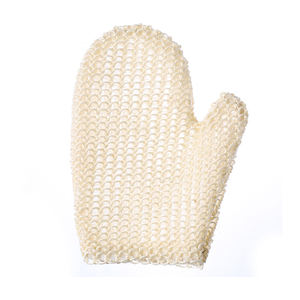 مصنع بالجملة تيري حمام التقشير غسل النايلون قفاز على شكل قفاز التقشير للحمام قفازات سوداء - Product Image 2