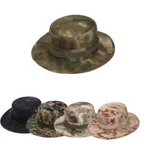 Quatre saisons extérieur peinture numérique Camouflage pêche seau chapeau avec Protection solaire unisexe été Fishman chapeau