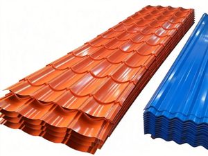 Tôles de toiture en <span class=keywords><strong>acier</strong></span> ondulé prélaqué Z90 Z275, calibre 22, 26, 28, vertes - Product Image 5