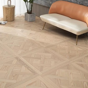 Parquet en noyer d'art rétro européen, 15 mm, revêtement de sol en bois d'ingénierie de luxe, sol moderne et lisse pour hôtel, salon intérieur - Product Image 2