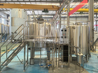 Système de café Cassman : Équipement de brassage à froid en acier inoxydable 304, cuve sous pression PLC, moteur 500L, chemise de refroidissement à haute teneur en glycol