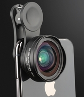Prix de gros usine – Nouvelle lentille macro 2-en-1 4K HD en verre ultra grand angle 15X pour caméras Android en alliage d'aluminium