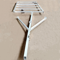 Cadre de remorque de bateau en aluminium léger | Mini châssis de remorque marine à revêtement en poudre ou galvanisé personnalisé
