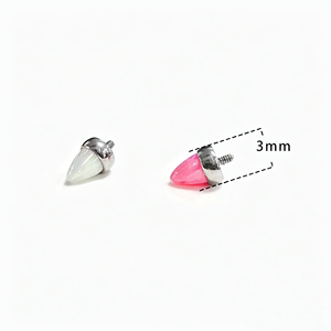 <span class=keywords><strong>Piercing</strong></span> pour lèvre, bijoux de <span class=keywords><strong>piercing</strong></span> pour lèvre, <span class=keywords><strong>piercing</strong></span> en titane ASTM F136, bijoux de <span class=keywords><strong>piercing</strong></span> d'oreille en titane de qualité implantable, bijoux de nombril en titane - Product Image 3