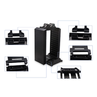 SYYTECH support Vertical de stockage de disque CD de jeu multifonctionnel pour accessoires de jeu PS4 Pro Slim