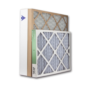 Oem HVAC tông pleat Bảng điều chỉnh <span class=keywords><strong>AC</strong></span> Bộ lọc không khí trang trại sử dụng-lọc Trần Kích thước 12x12x1 20x20x1 20x25x4 với bản in logo - Product Image 6