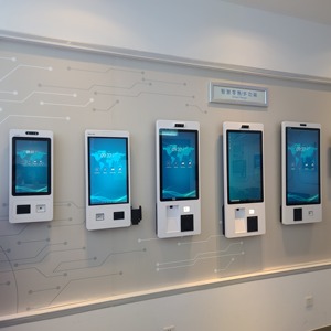 Wall Mount 15.6 21.5 23.8 27 32 Inch Capacitive Touch Screen Self Service Kiosk With 80mm Printer QR Code Reader POS Bracket - Product Image 2