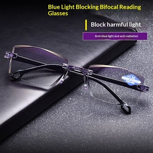 <span class=keywords><strong>Gafas</strong></span> de <span class=keywords><strong>Presbicia</strong></span> sin Montura con Zoom Inteligente y Protección Anti-Luz Azul, Estilo Punk de Doble Luz para Mujer - Product Image 5