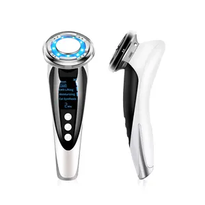 BLK Shein Tiktok Products 2023 Wholesale Led EMS Face Massager Hot And Cold Beauty Equipment Man Skincare