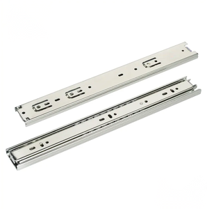 45 מ "מ הרחבה מלאה כדור נושא מגירה ערוץ טלסקופי מתכת 45 ק" ג קיבולת עומס לדירה דירת חדר שינה - Product Image 1