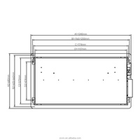 Terminal de climatisation FCU à double flux pour plafond avec pompe de drainage à serpentin d'eau et contrôleur filaire en option pour bâtiments commerciaux
