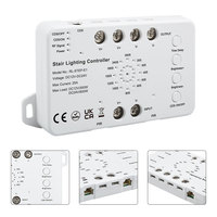 Nouveau kit de contrôleur d'escalier à détecteur de mouvement à installation rapide en 16 étapes avec bande LED COB pour un contrôle progressif des bandes LED intérieures